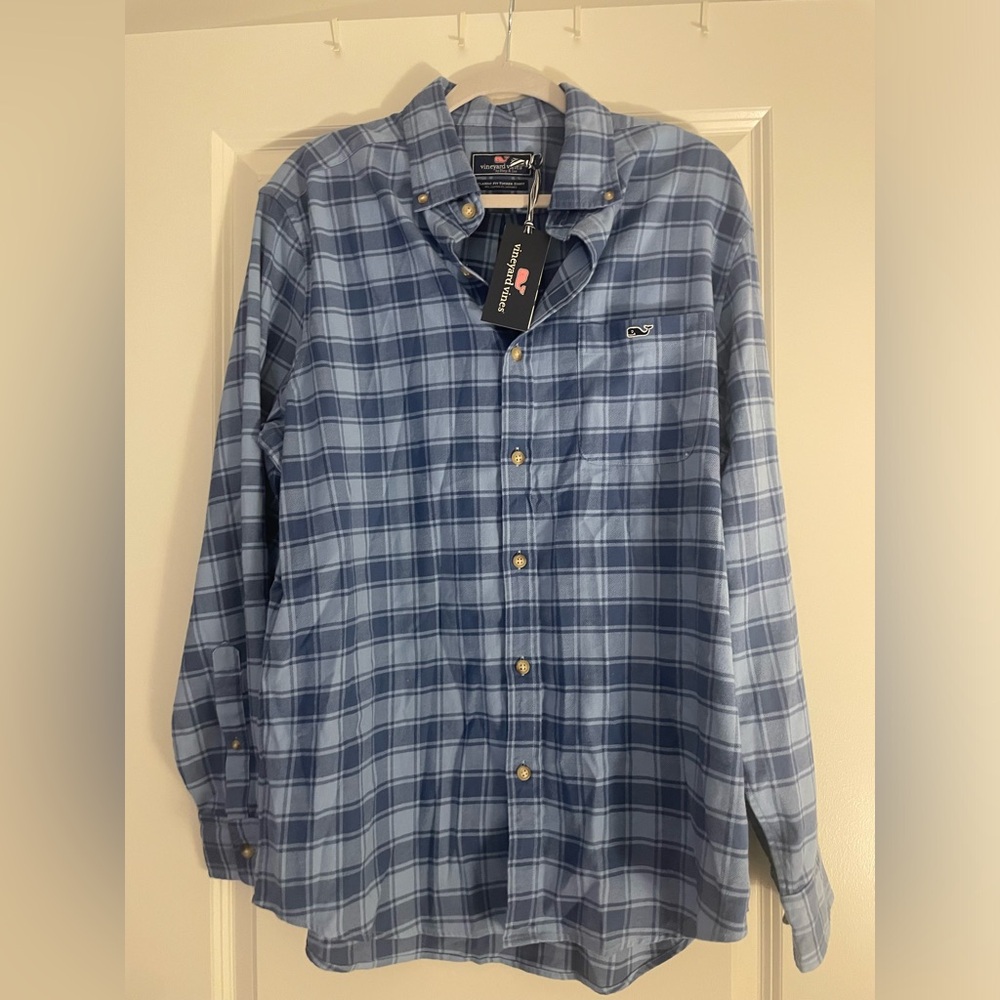 NWT Men’s Vinyard Vines Trucker Flannel
